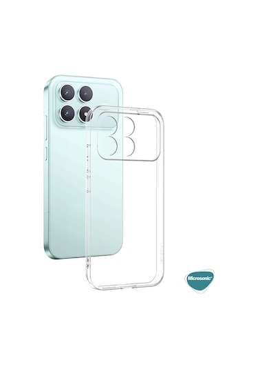 Microsonic Xiaomi Poco F8 Pro Kılıf Transparent Soft Şeffaf -