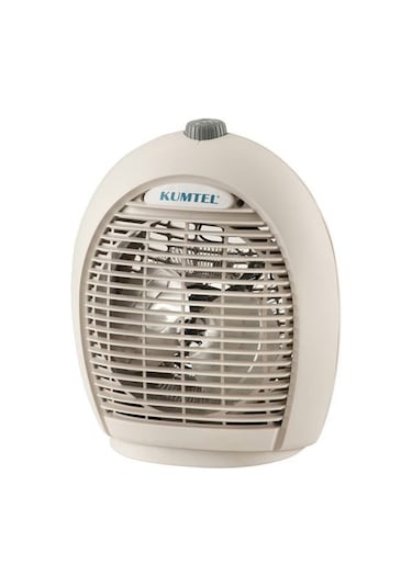 Kumtel LX-6331 2000 W Elektrikli Fanlı Isıtıcı Krem