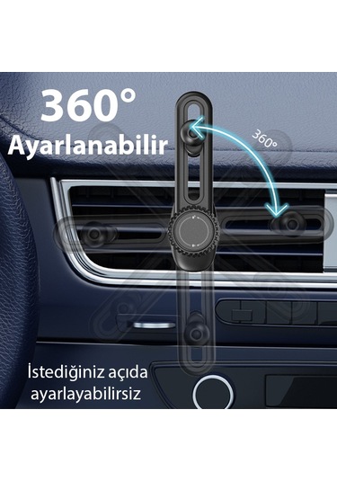 Ally B099 Ayarlanabilen Araç Içi Havalandirma Telefon Tutucu Siyah