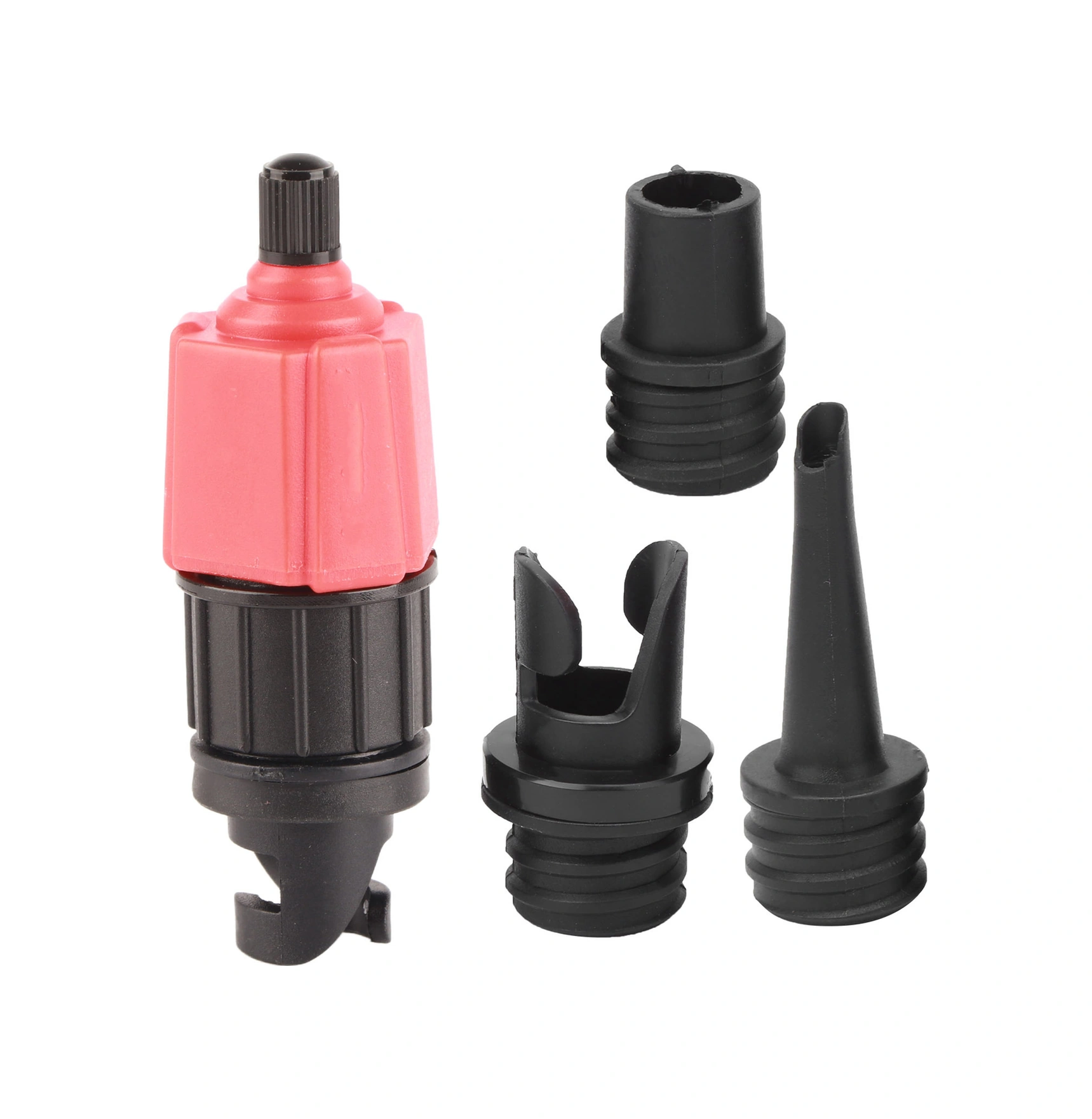 Vkemall Sup Valf Adaptörü - Nylon+alüminyum, 3 Farklı Bağlantı, Leak-proof - Sup, Kano, Lastik Bot, Havlu Yatağı İçin Hava Pompa Dönüştürücü