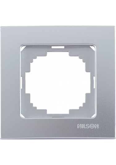 Nilson Touran Metalik Gümüş Tekli Çerçeve