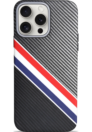 Aether Carbon Apple Uyumlu iPhone 15 Magsafe Karbon Kılıf Racing Heritage Racing Heritage