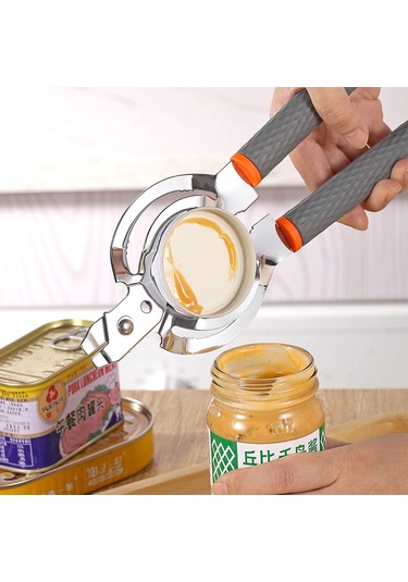 Konserve Açacağı Çok İşlevli Konserve Açacağı Bıçağı Şişe Açacağı Emek Tasarrufu Sağlaya Açacağı Kapağı Açacak & Tirbuşon 58850948 Siyah