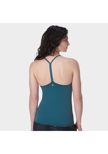 Sweaty Betty Sweaty Betty Soft Flow Double Up Bra Tank Kadın Mavi Fitness Bra 5133 Mavi