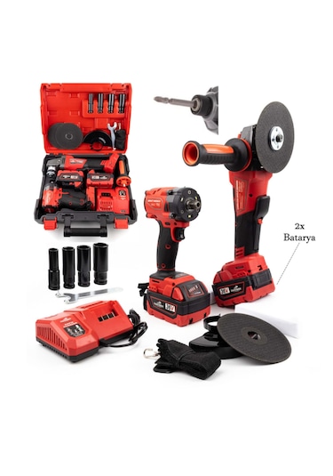 Branzeg Brz901 36v Sarjlı Ikili Set Spral Somun Sıkma Matkap