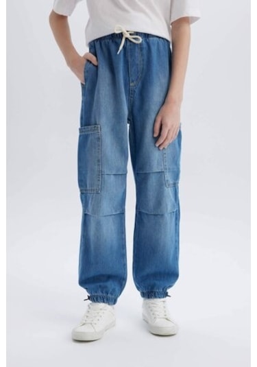 DeFacto Erkek Çocuk Paraşüt Jean Pantolon D6648A825SPNM28