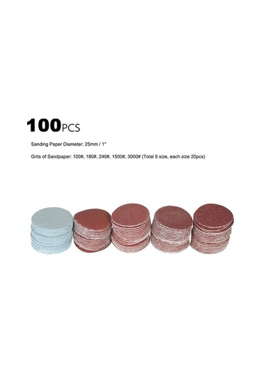 Yihemaoyi Zımpara Taşlama Ve Parlatma Aracı 25mm 100 Adet