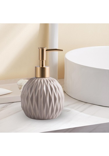 Suntek Seramik Sabunluk Ev Otel Tedarik Duş Şampuanı Bej Için