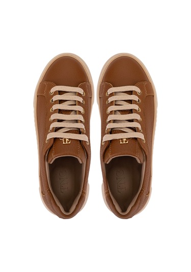 Tamer Tanca Kadın Hakiki Deri Taba Sneakers & Spor Ayakkabı 1116 5022-09 Bn Ayk Sk25-26 Taba Fltr Taba