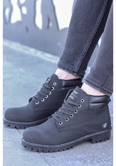 Vojo Arex Suya Dayanıklı Casual Kışlık Erkek Bot 267800001819 901 Siyah-nubuk Siyah-nubuk