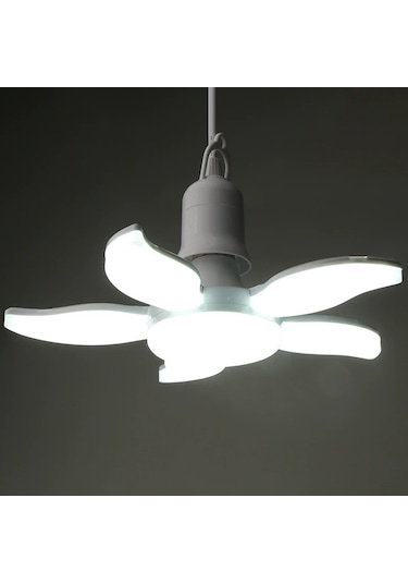 36w Pervane Mango Çiçek Led Ampül- E27- 3240 Lümen- Beyaz Işık Le