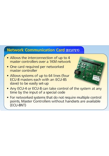 C-TEC SigTEL Compact1-64 ECU721 Network Haberleşme Kartı