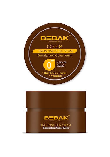 Bebak Kakao Özlü Bronzlaştırıcı Güneş Kremi 100 ML