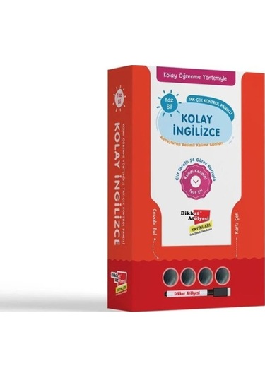 Kolay İngilizce Konuşturan Resimli Kelime Kartları