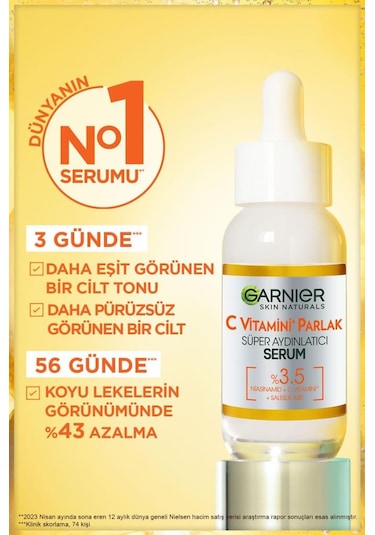 Garnier Parlak Bakım Seti - C Vitamini Serum & 100 Ml Micellar & 400 Ml Micellar pktgrnparlakset-10741