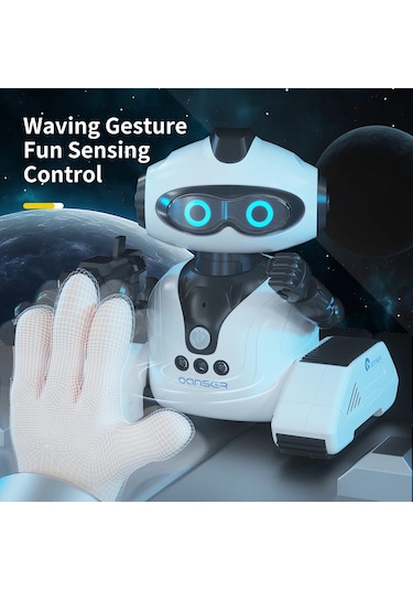 Mini Rc Robot Algılama Cady Wıda Akıllı Oyuncak Programlama Eğitim Müzik Dans White Robot 1704v