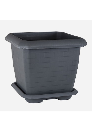 Serinova Hisar Saksı 25,5 lt Antrasit