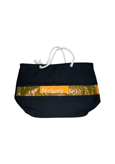 Monte Lui 1011 Plaj Çantası Siyah Renkli Siyah