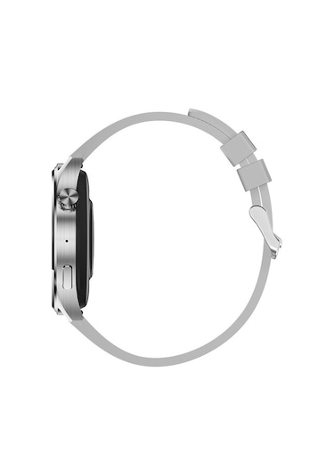 Thull Tw1-03 Gri Kasa Akıllı Saat + Bej Slıkon Kordon