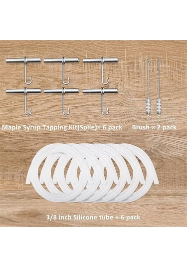 Createtech Paslanmaz Çelik Musluk Takımı, Şurup Musluğu Akçaağaç Dz Çok Renkli