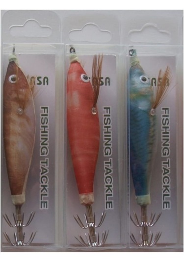 Sasa Toto 7 Cm Kalamar Zokası 3Lü Set Renk:4/5/6