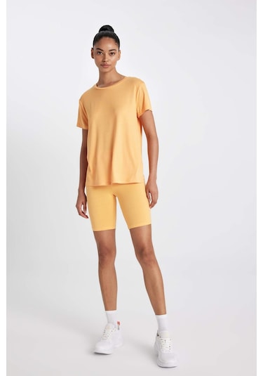 DeFactoFit Biker Beli Saran Sporcu Tayt B9544AX24SMOG607