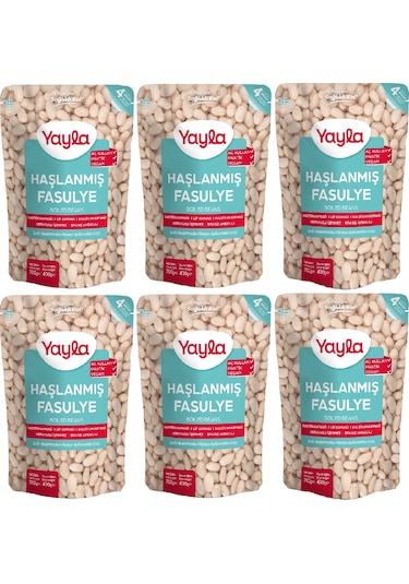 Yayla Haşlanmış Fasulye 6 x 700 G