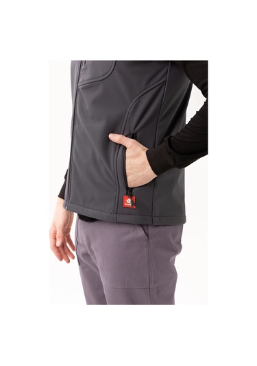 Salina Outdoor Erkek Yelek Günlük Giyim İçin Konforlu Ve Cepli Tasarım Füme