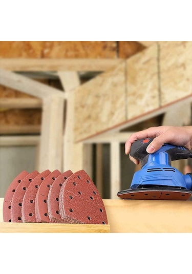 60pcs Fare Zımpara Çarşafları Zımpara Kağıdı Karışık 40/60/80/120/180/240 Grit, Bosch Psm 100a Detay Palmiye Zımpara