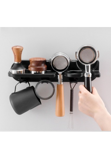 Suntek Kahve Portafilter Rafı Kafe Oteller Için Sağlam 51mm