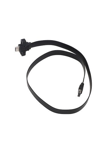 Mufunye 0.5m Tip-e'den Tip-c'ye Dönüştürücü Kablosu, 20gbps Hızlı Veri Transferi, Vida İle Monte Edilebilir, Ev Ve Seyahat İçin Uygun