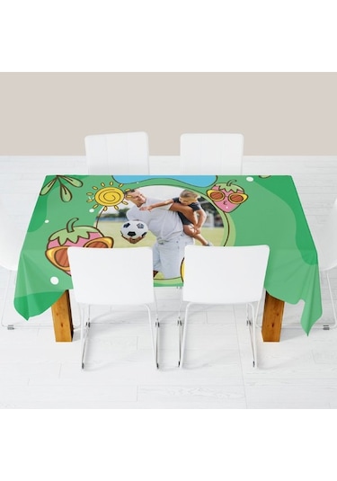 Kişiye Özel Baskılı Masa Örtüsü 150x170 cm-002