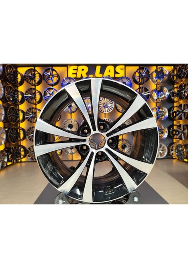 4 Adet Alfa Romeo  7 16 5 110 Et41 65.1 Black Mack Jant Revize Edilmiş Takım