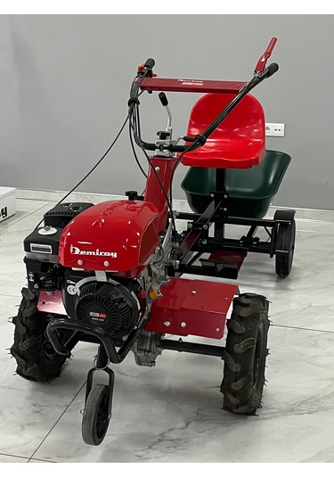 Omega 3+1 Vites 6.5 HP Benzinli Çapa Makinesi - Taşıma Selesi Set