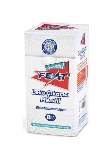 Feat Leke Çıkarıcı Mendil 8'li