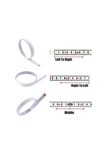 Pazly 3m Yapışkan Ölçekli Çelik Cetvel Tutkal, Ölçeği Şerit, Kendinden Yapışkanlı Cetvel, Pozitif, Uygun Herkes İçin Diğer