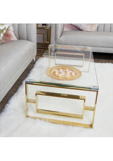 Laura Gold Orta Sehpa