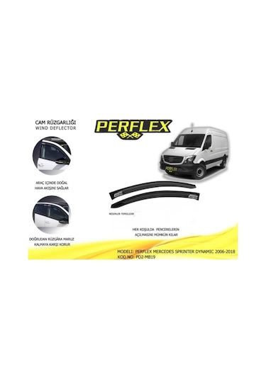 Perflex Cam Rüzgarlığı Mugen Vw Crafter-Mercedes Sprınter 2006-20 N11.8852