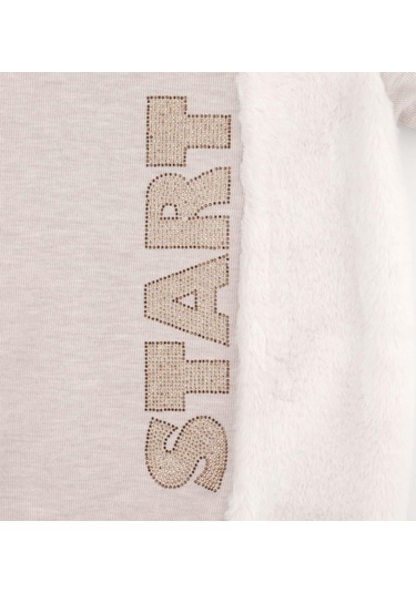 Best Kids Kız Çocuk Peluş Detaylı Baskılı Sweatshırt 001