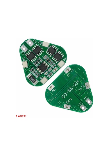 3S 8A 12V BMS Koruma Kartı  18650 Batarya Lityum Li-on Lipo Pil