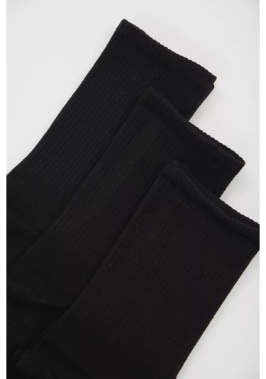 Yaelli Siyah Erkek Yüksek Çorap Seti 3 Çift 152605992 Siyah