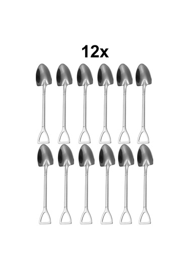 Paslanmaz Çelik Kürek Model Tatlı Ve Dondurma Kaşığı Cin754