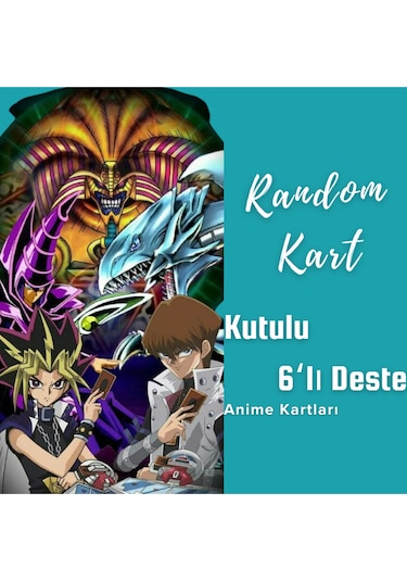 Random Kart 6'lı Anime Deste Kutulu