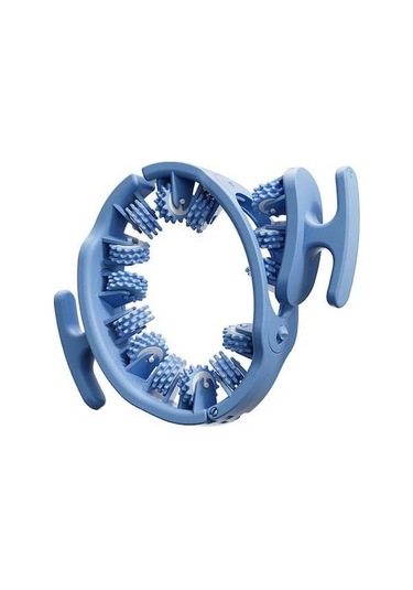 Novahub Roller Masaj Aleti - Bacak Egzersiz Çarkı Mavi Renk, Bacak Ve Baldır Kasım Masajı Mavi