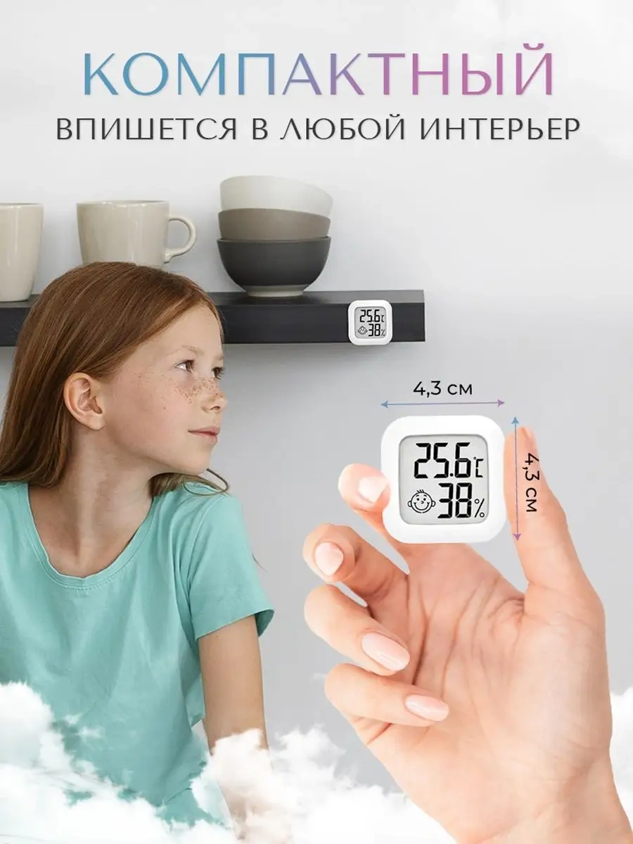 Oranzevoe Abloko Oda Termometresi Higrometre 88674412