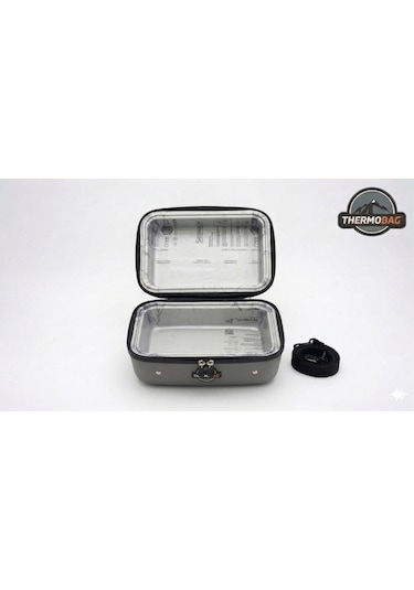 Thermobag 8lt Isı Yalıtımlı Soğutucu Termos Çanta Gri