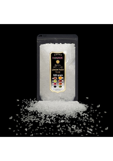 Hanzade Bitkisel Limon Tuzu Tane Parça 500 G