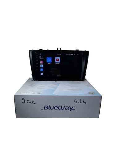 Toyota Avensis 2009-2015 Blueway 4-64 Profesyonel Oem Multimedia 9"