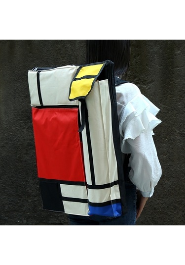 Büyük Kapasiteli Seyahat Omuz Eskiz Defteri Çizim Çantası Çok Renkli