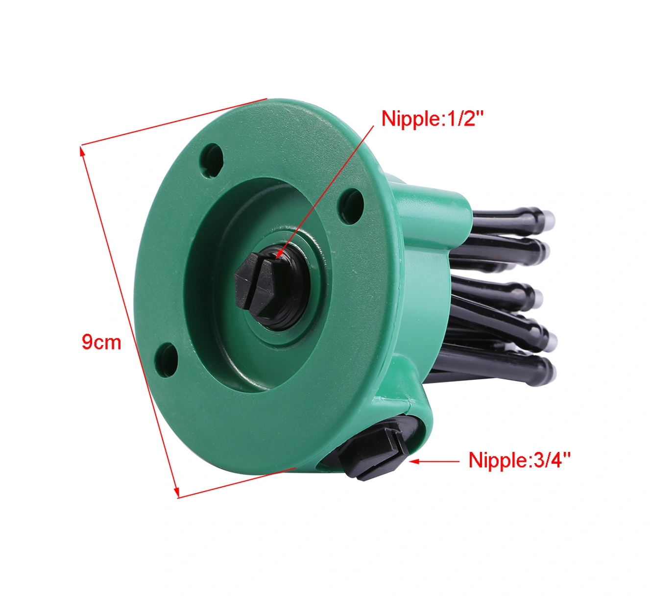 Hangfox Çiftli Esnek Yön Ayarlı Sulama Başlığı - Bitki Bahçesi, Çimenlik Ve Sebze Tarlaları İçin Su Tasarruflu Sprinkler